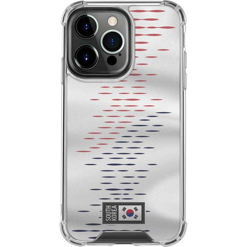 South Korea Soccer Flag iPhone 15 Pro Clear Case